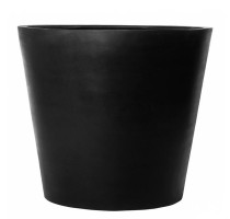 Fiberstone Bucket Black mat 58x50cm