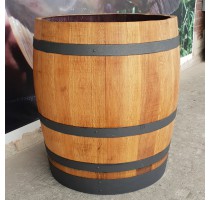 Barikovaný dubový květináč 170 litrů 63x72cm