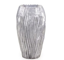 River Vase Aluminium 39x70cm