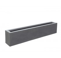 Fiberstone truhlík grey mat 200x30x40cm