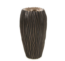 River Vase Antik Dark Bronze 38x70cm